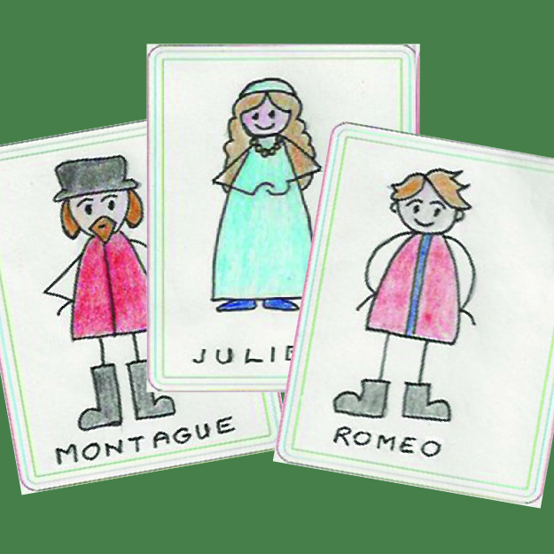 Romeo and Juliet Pairs card game