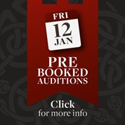 12 January pre-booked auditions