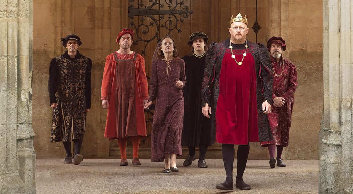 The cast of The Winter's Tale 2025 at Canford School