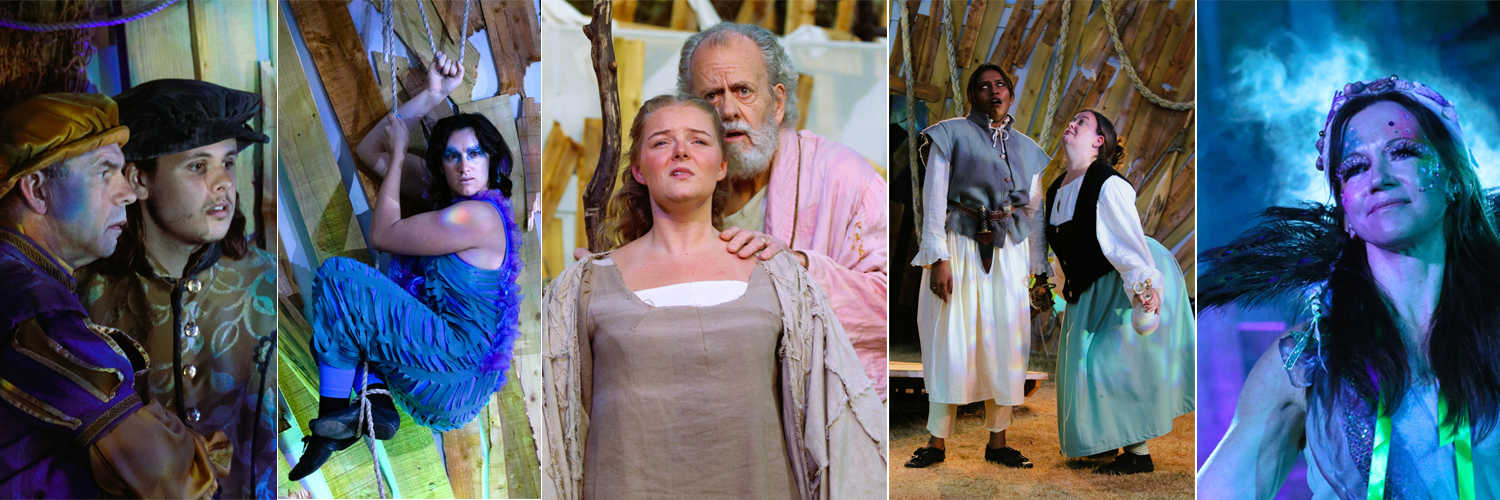 The cast of The Tempest in performance