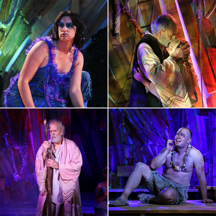 The cast of The Tempest in performance
